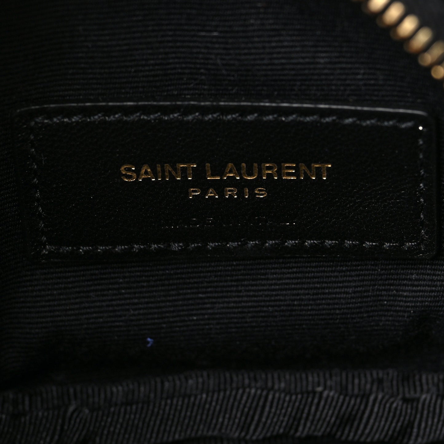 Grain De Poudre Matelasse Monogram Baby Lou Camera Bag Black