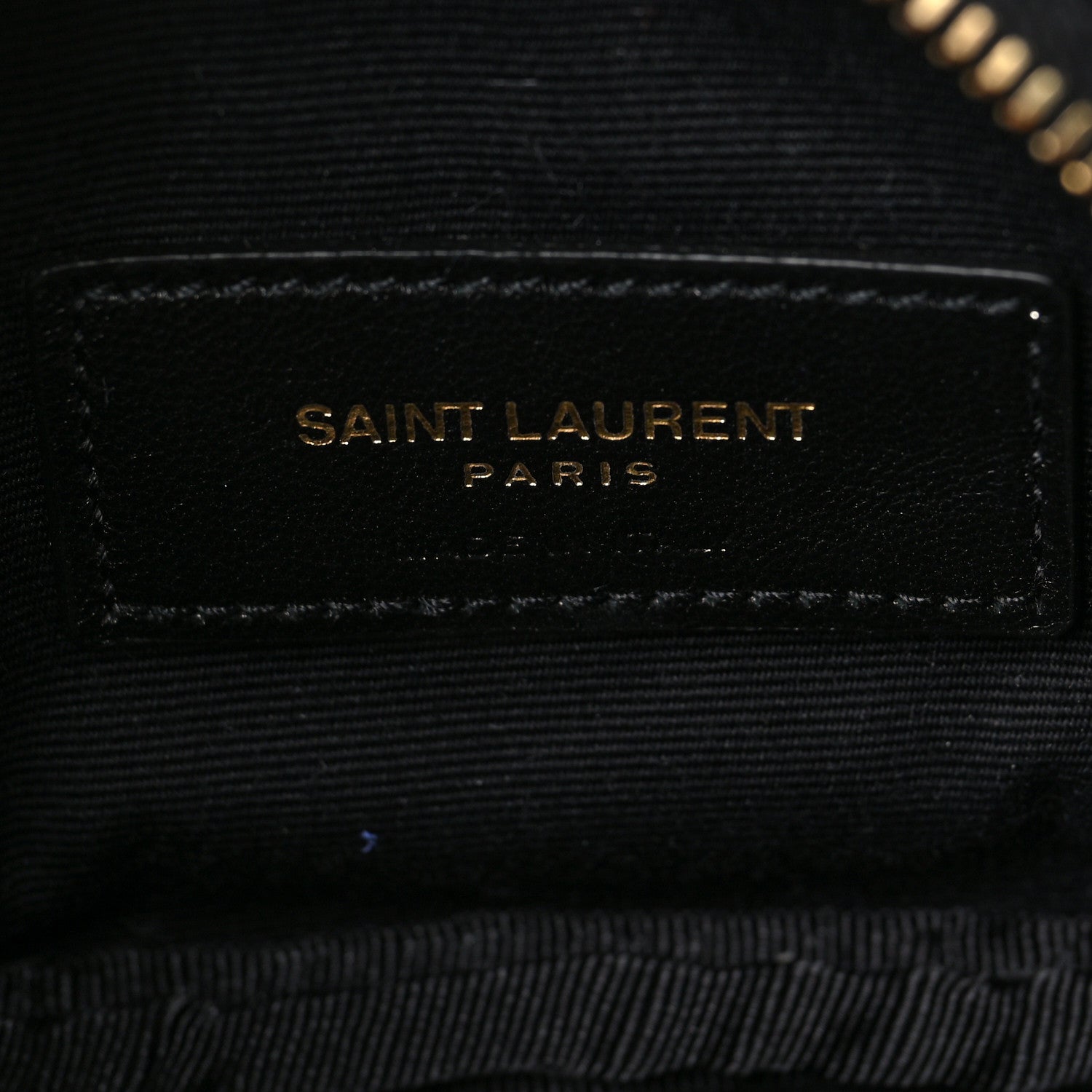Saint Laurent Grain De Poudre Matelasse Monogram Baby Lou Camera Bag Black 6 of 10
