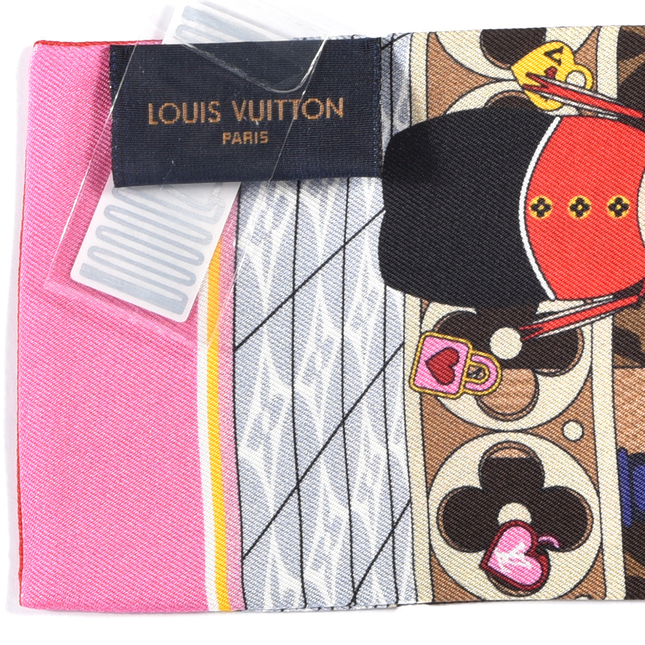 Silk Monogram 2021 London Christmas Animation Bandeau Marron