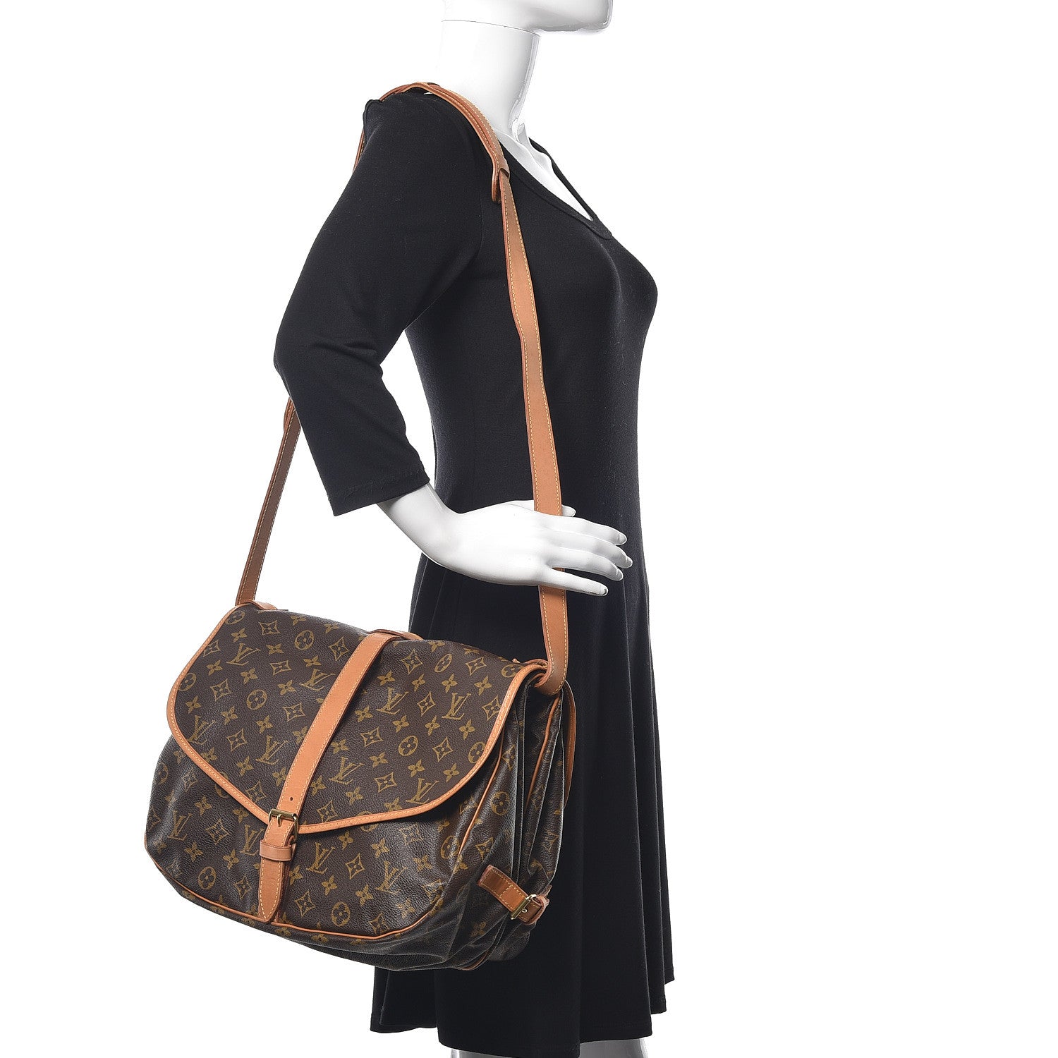 Louis Vuitton Monogram Saumur 35 2 of 9