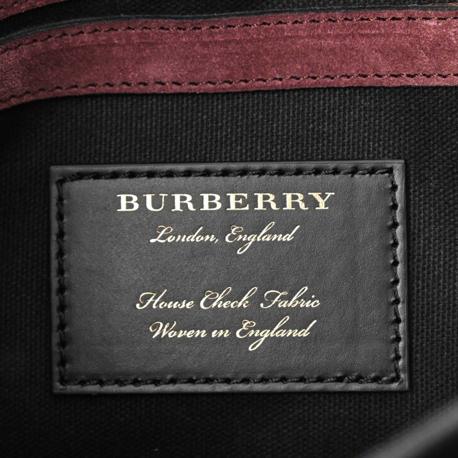 Burberry Derby Calfskin House Check Small Macken Crossbody Bag Tan 6 of 9