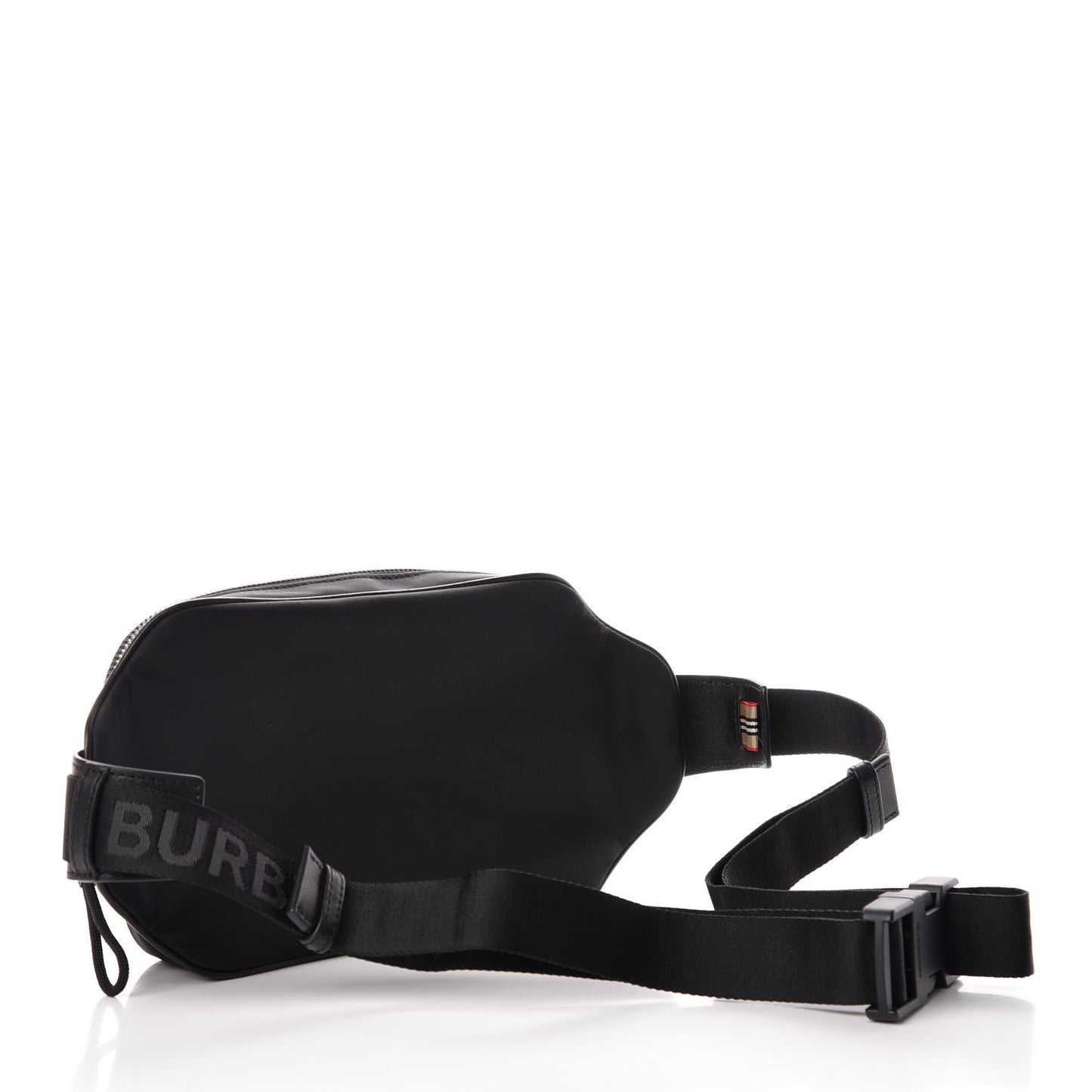 Econyl Logo Print Bum Bag Black
