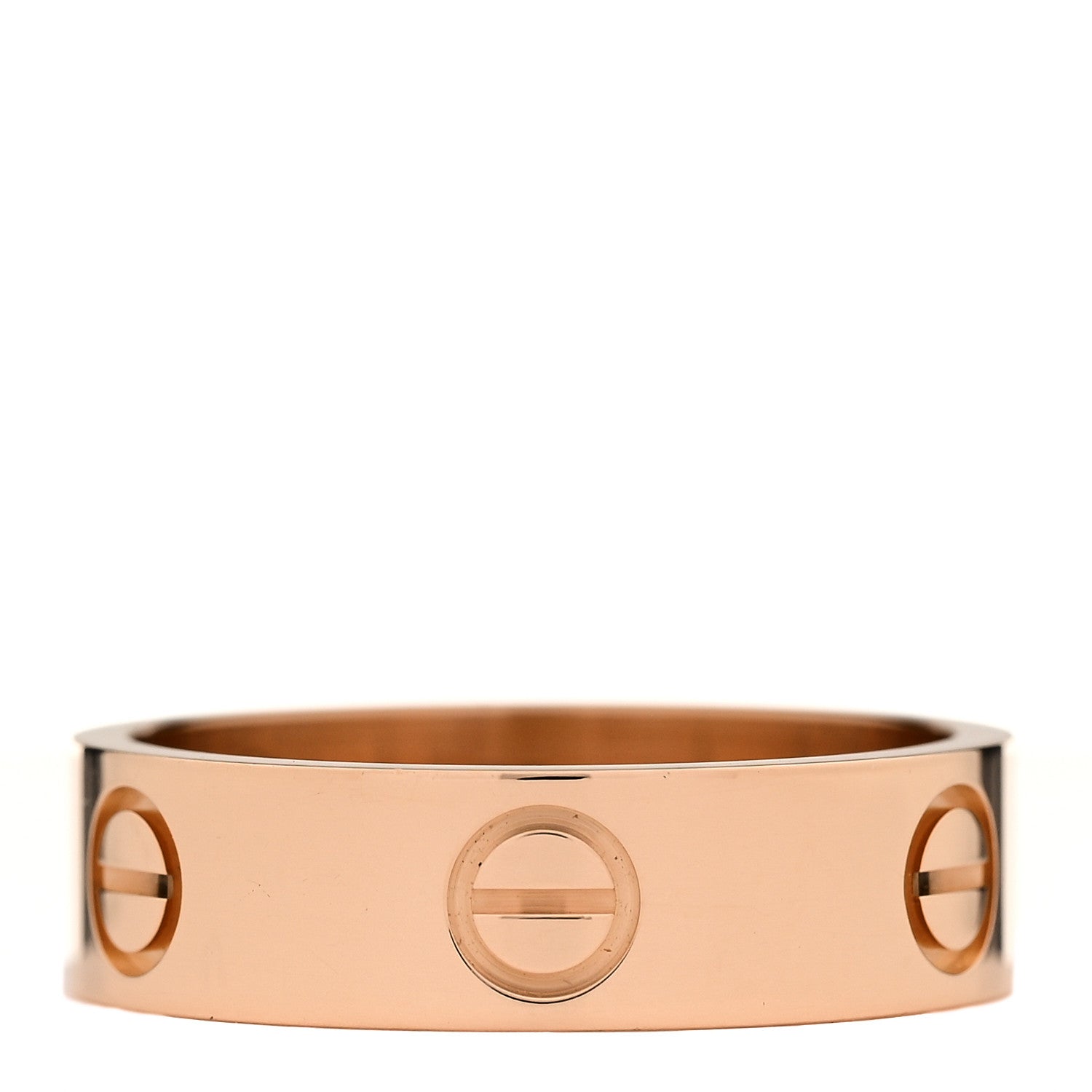 Cartier 18K Pink Gold 5.5mm LOVE Ring 55 7.25 1 of 5