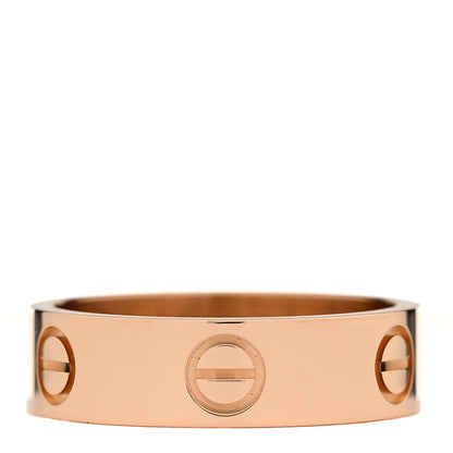 Cartier 18K Pink Gold 5.5mm LOVE Ring 55 7.25 1 of 5