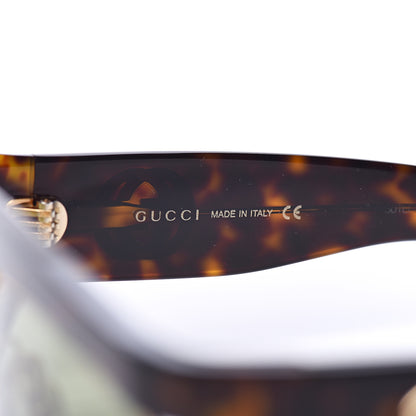 Gucci Oval Sunglasses GG0233S Tortoiseshell Gold 6 of 8