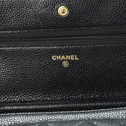 Chanel Caviar Quilted Wallet On Chain WOC Black 8 of 12