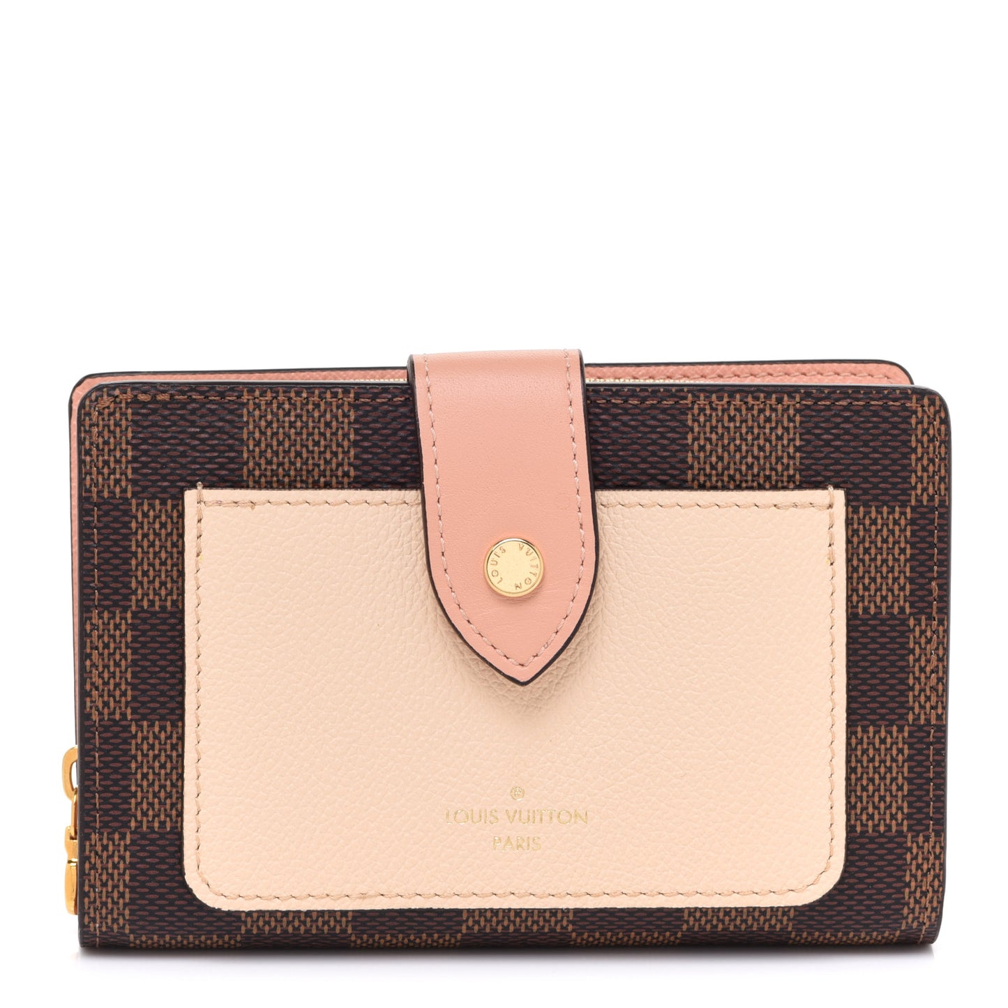Damier Ebene Juliette Wallet Creme