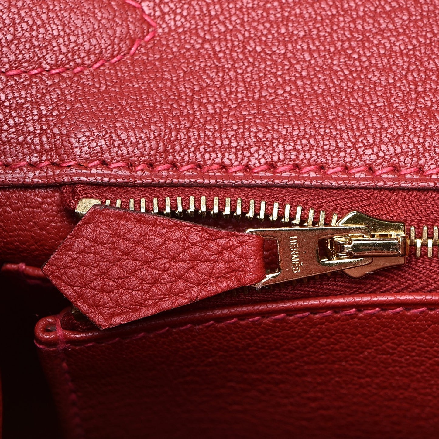 Togo Birkin 30 Rouge Garance