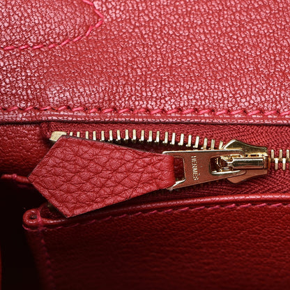Hermes Togo Birkin 30 Rouge Garance 13 of 34