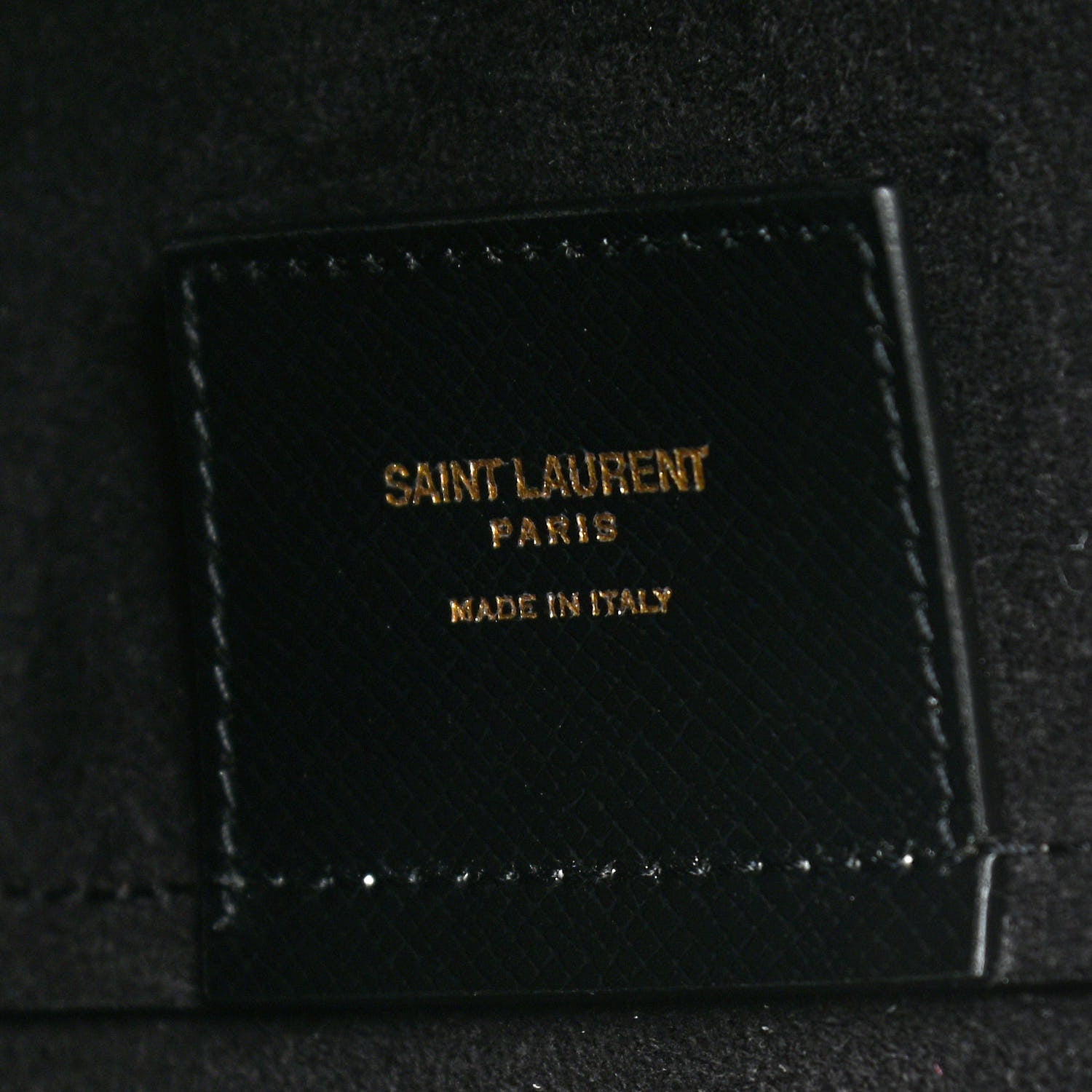 Saint Laurent Grained Calfskin Large Shopping Tote Vintage Black 7 of 11