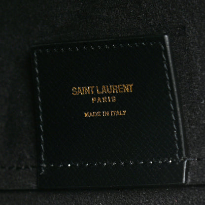 Saint Laurent Grained Calfskin Large Shopping Tote Vintage Black 7 of 11