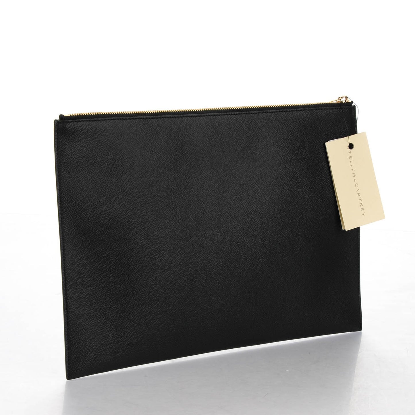 Faux Leather Superstellaheroes Zipped Clutch Black Blue
