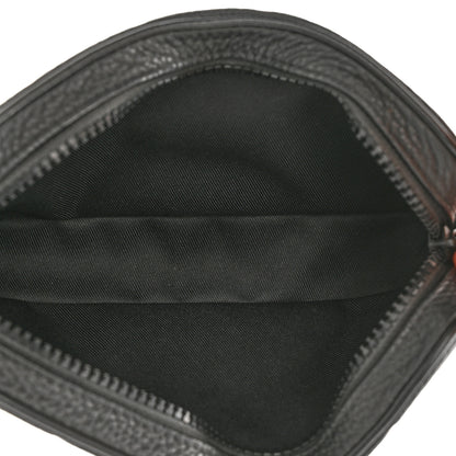 Louis Vuitton Taurillon Monogram Uniformes Solar Ray Soft Pochette Volga Belt Bag Black 5 of 10