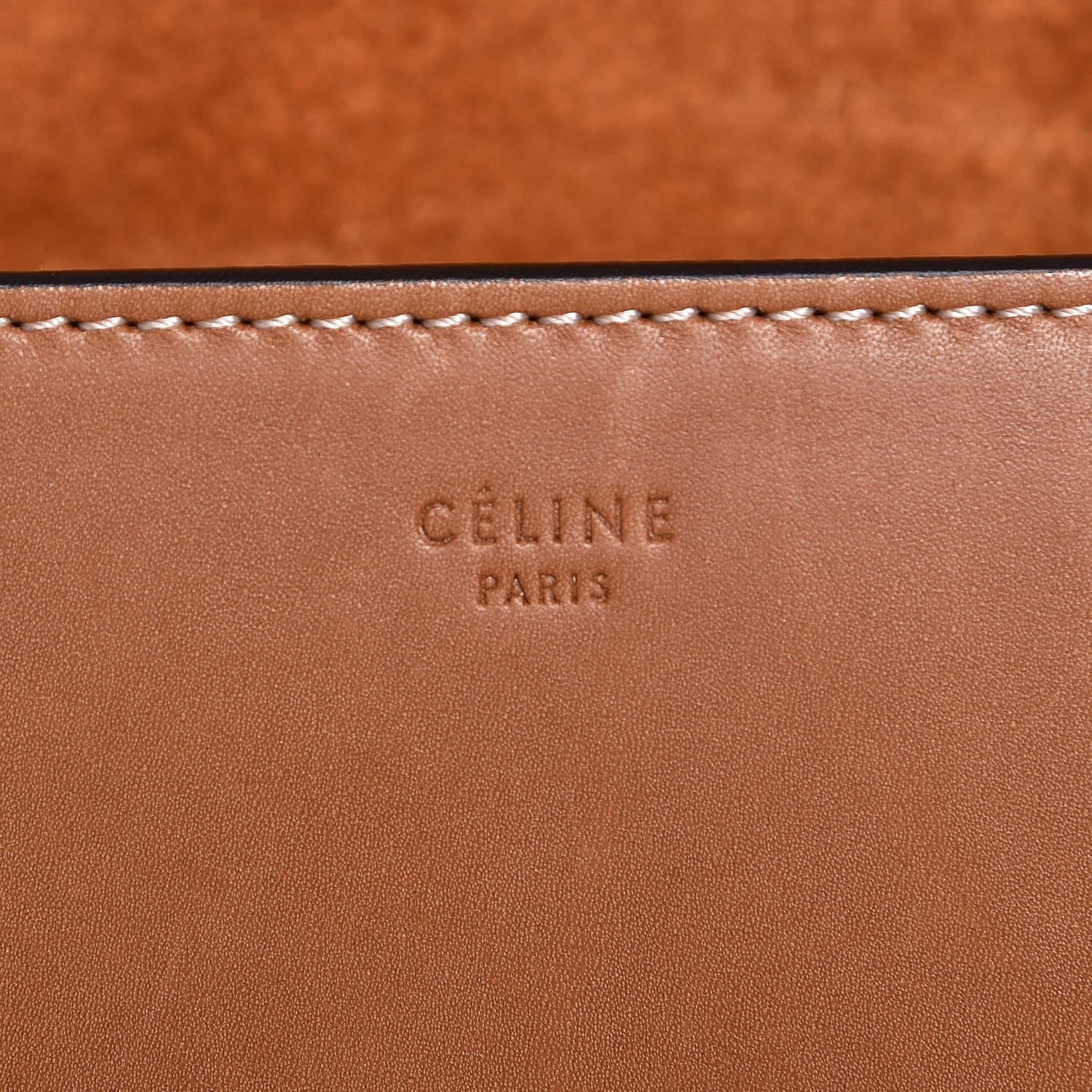 Celine Natural Calfskin Medium Symmetrical Bag Chestnut 8 of 18