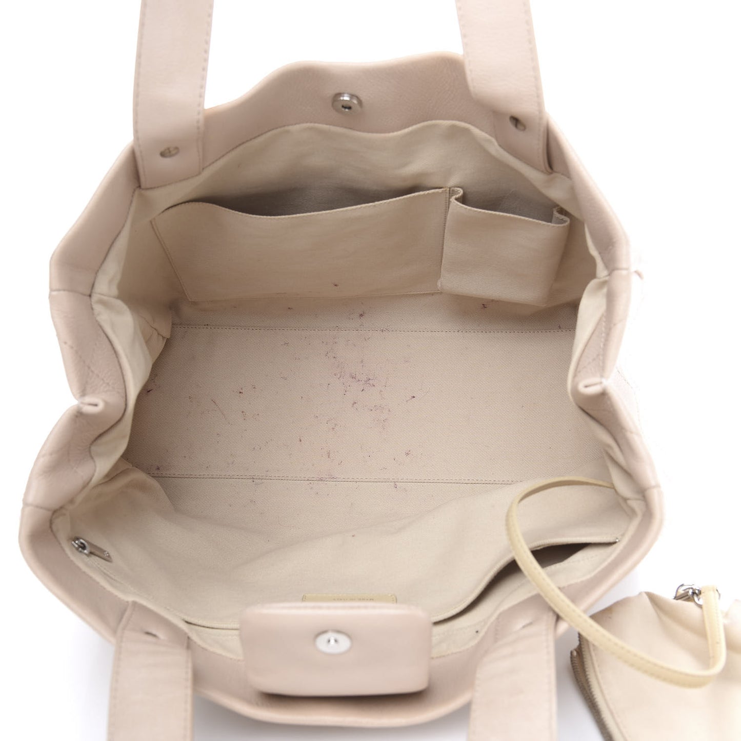 Caviar Executive Cerf Shopper Tote Beige
