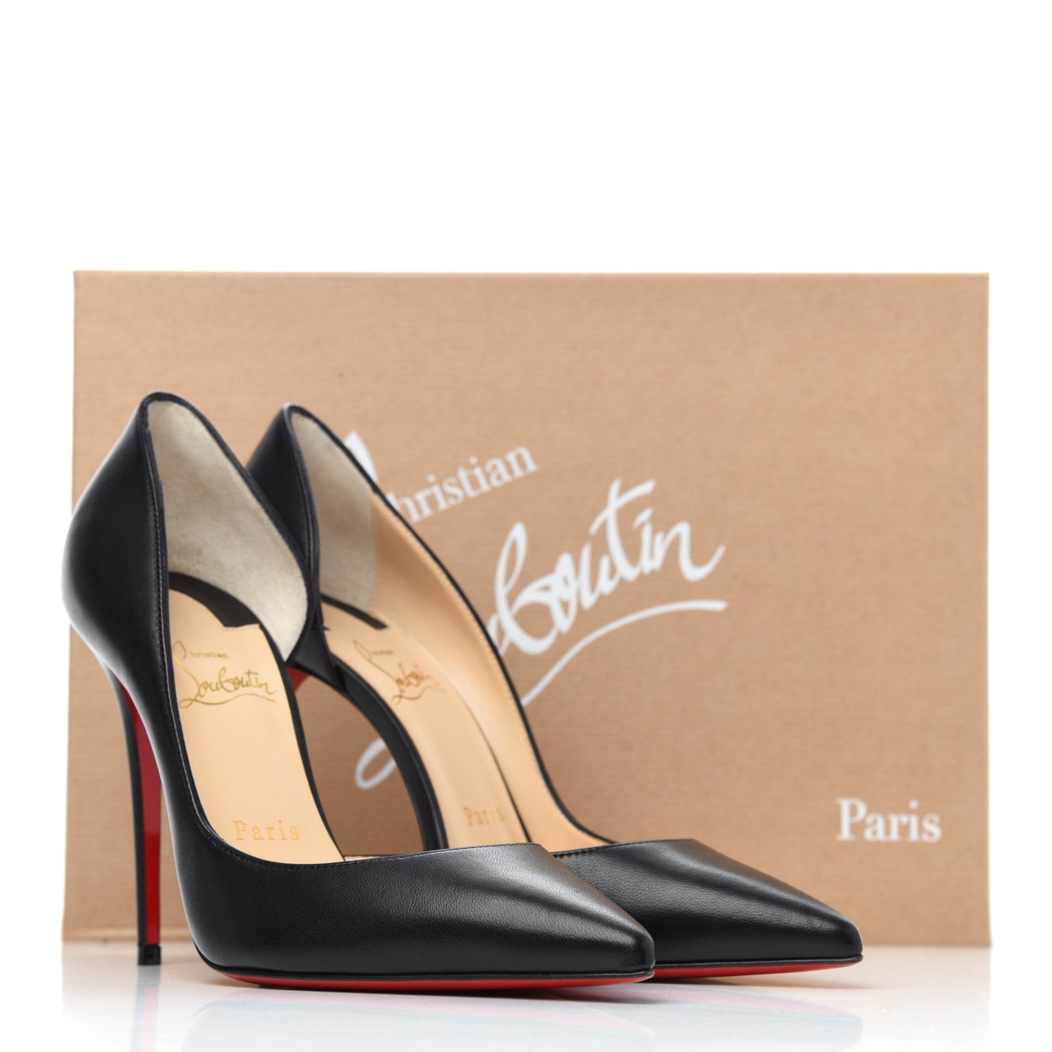 Christian Louboutin Shiny Nappa Iriza 100 Pumps 36.5 Black 8 of 8