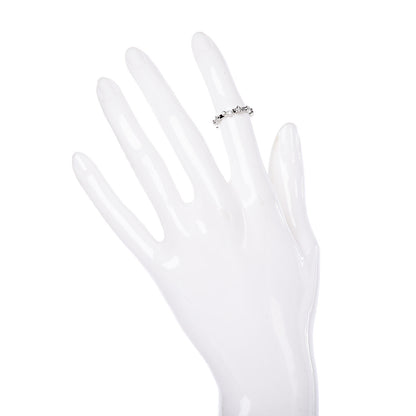 Chanel Platinum Diamond Comete Band Ring 47 4 2 of 5