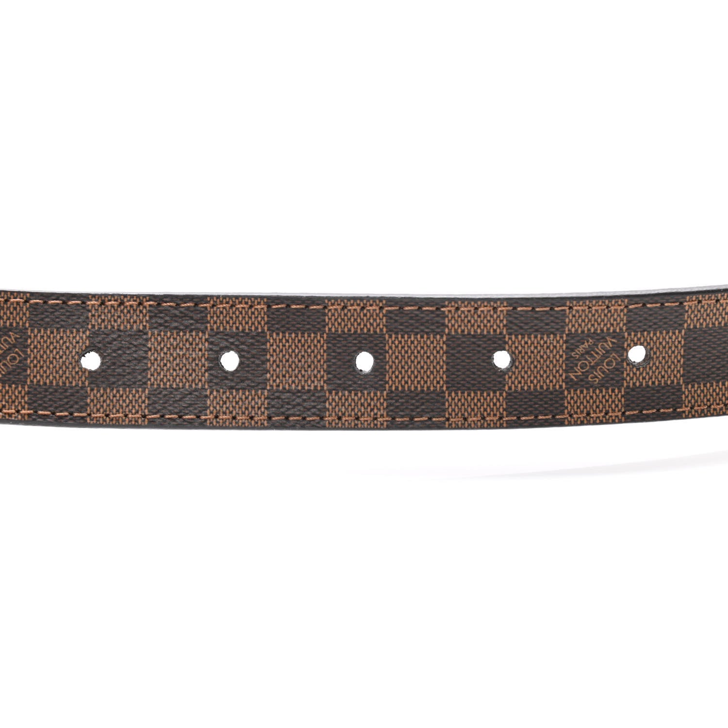 Louis Vuitton Mini Damier Ebene 25mm LV Initiales Belt 90 36 5 of 6