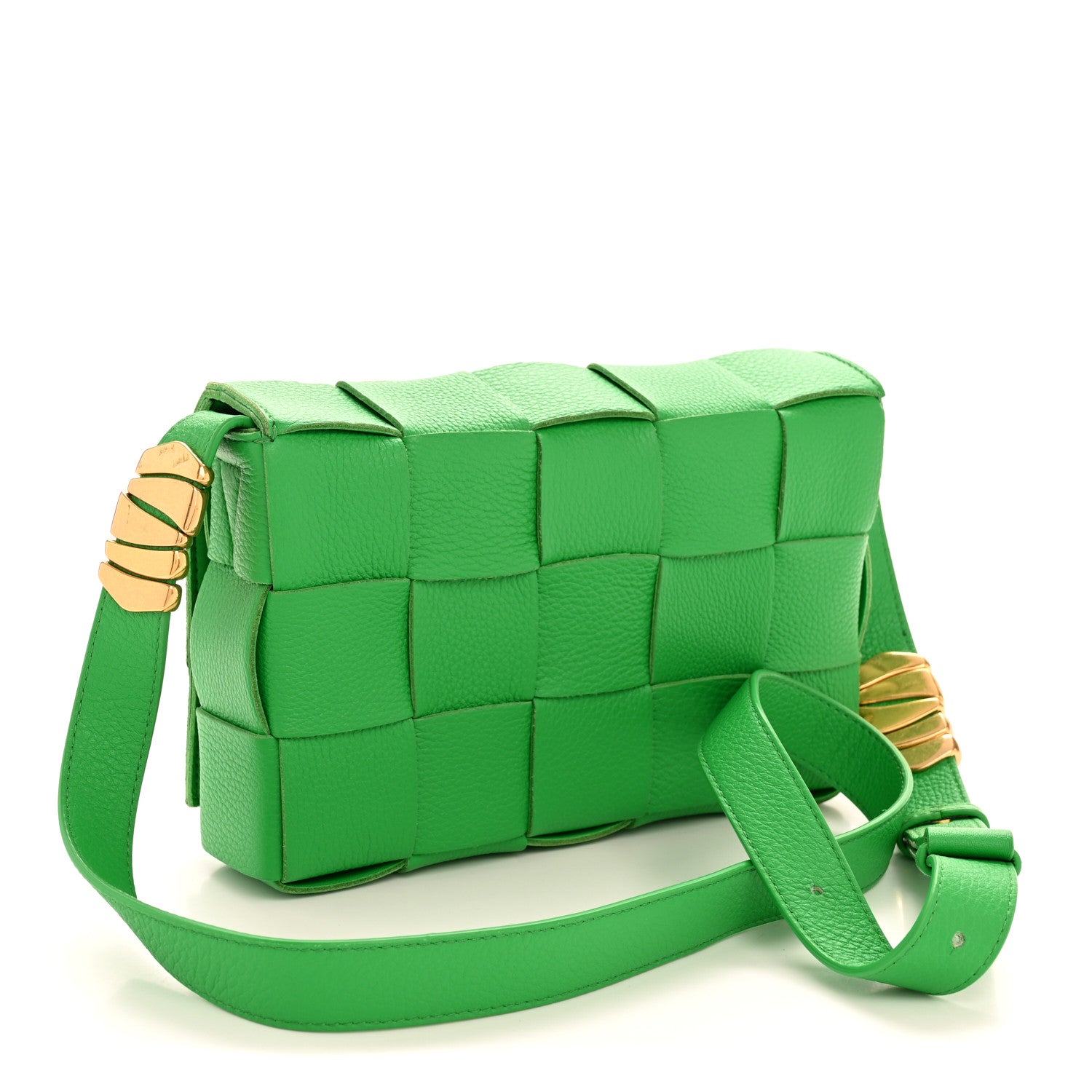 Bottega Veneta Grained Calfskin Maxi Intrecciato Cassette