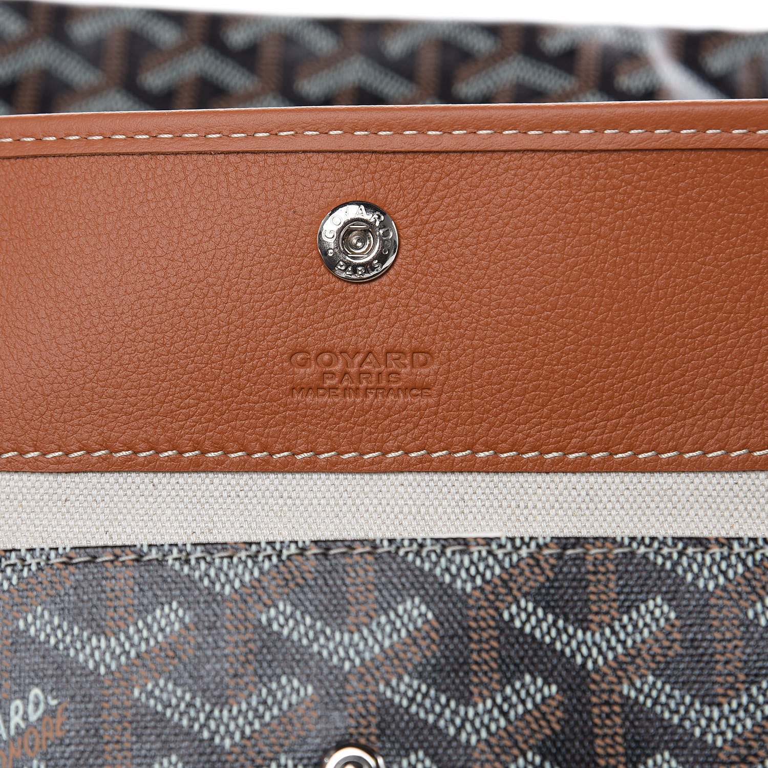 Goyard Goyardine Saint Louis PM Black Gold 6 of 10