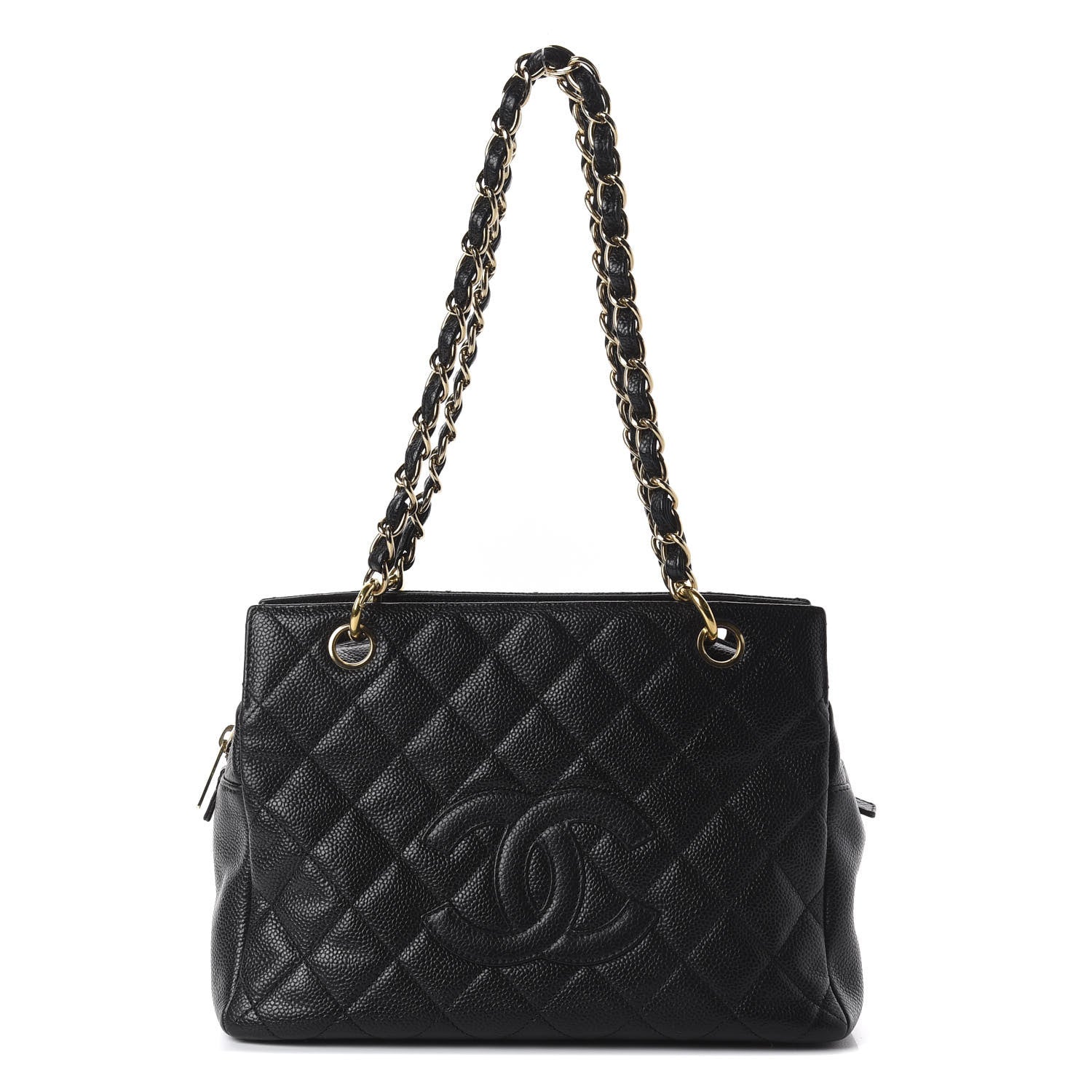 Chanel Caviar Quilted Petit Timeless Tote PTT Black 1 of 9