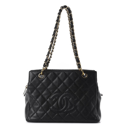 Chanel Caviar Quilted Petit Timeless Tote PTT Black 1 of 9