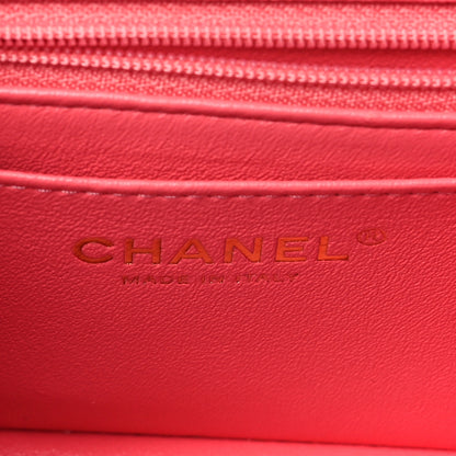 Chanel Caviar Quilted Mini Top Handle Rectangular Flap Pink 6 of 11