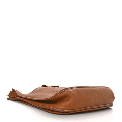 Hermes Taurillon Clemence Evelyne III GM Gold 4 of 10