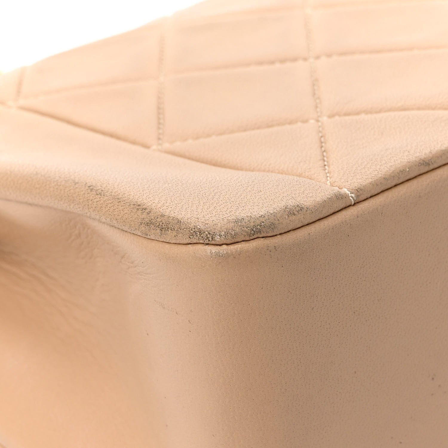 Chanel Lambskin Quilted Small Single Flap Beige 8 of 12