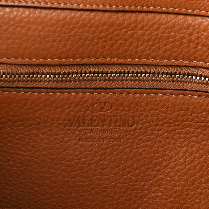 Valentino Garavani Pebbled Calfskin Small Rockstud Flip-Lock Messenger Bag Light Cuir 6 of 21