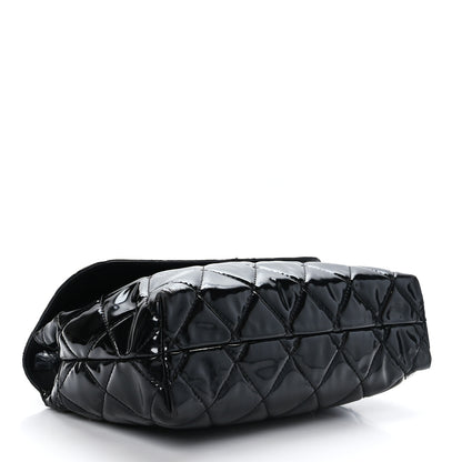 Chanel Vinyl Quilted In the Business Flap Bag Black 4 of 9