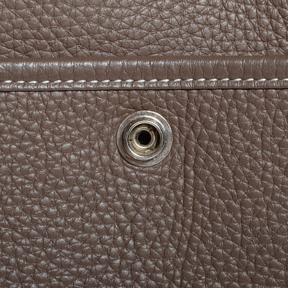Hermes Taurillon Clemence Evelyne III PM Etoupe 11 of 16
