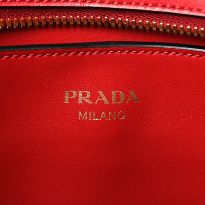 Prada Saffiano Soft Calfskin Tote Fuoco 6 of 9