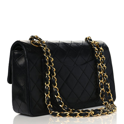 Chanel Lambskin Quilted Small Double Flap Black 3 of 10