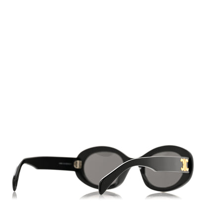 Celine Acetate Triomphe 01 Sunglasses CL 40194U Black 4 of 9