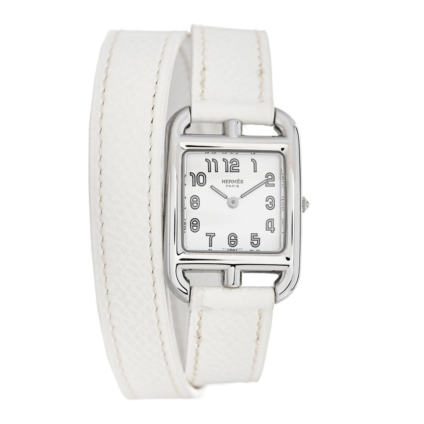 Stainless Steel Epsom 23mm Cape Cod Double Tour Quartz Watch Blanc