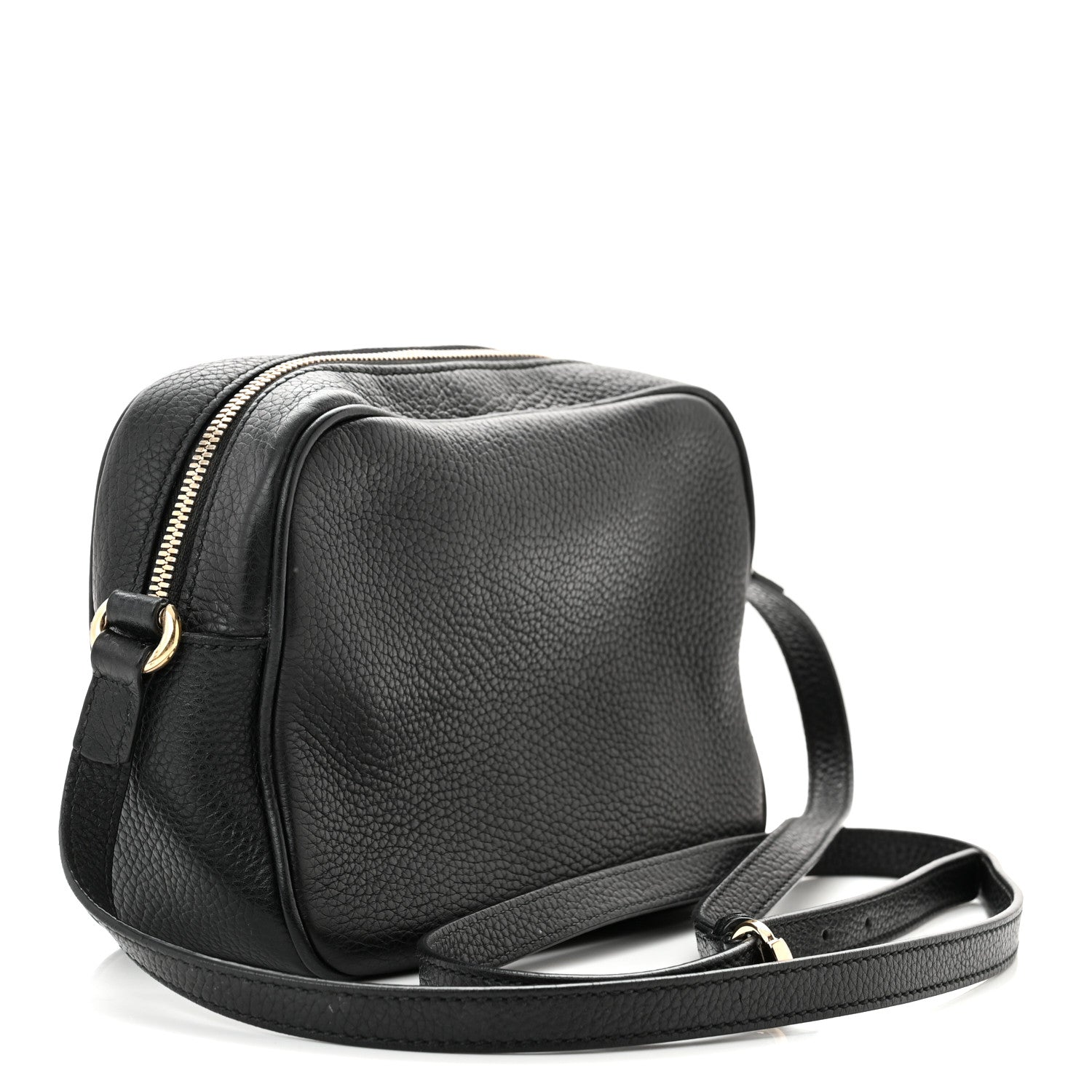 Gucci Pebbled Calfskin Small Soho Disco Bag Black 3 of 10