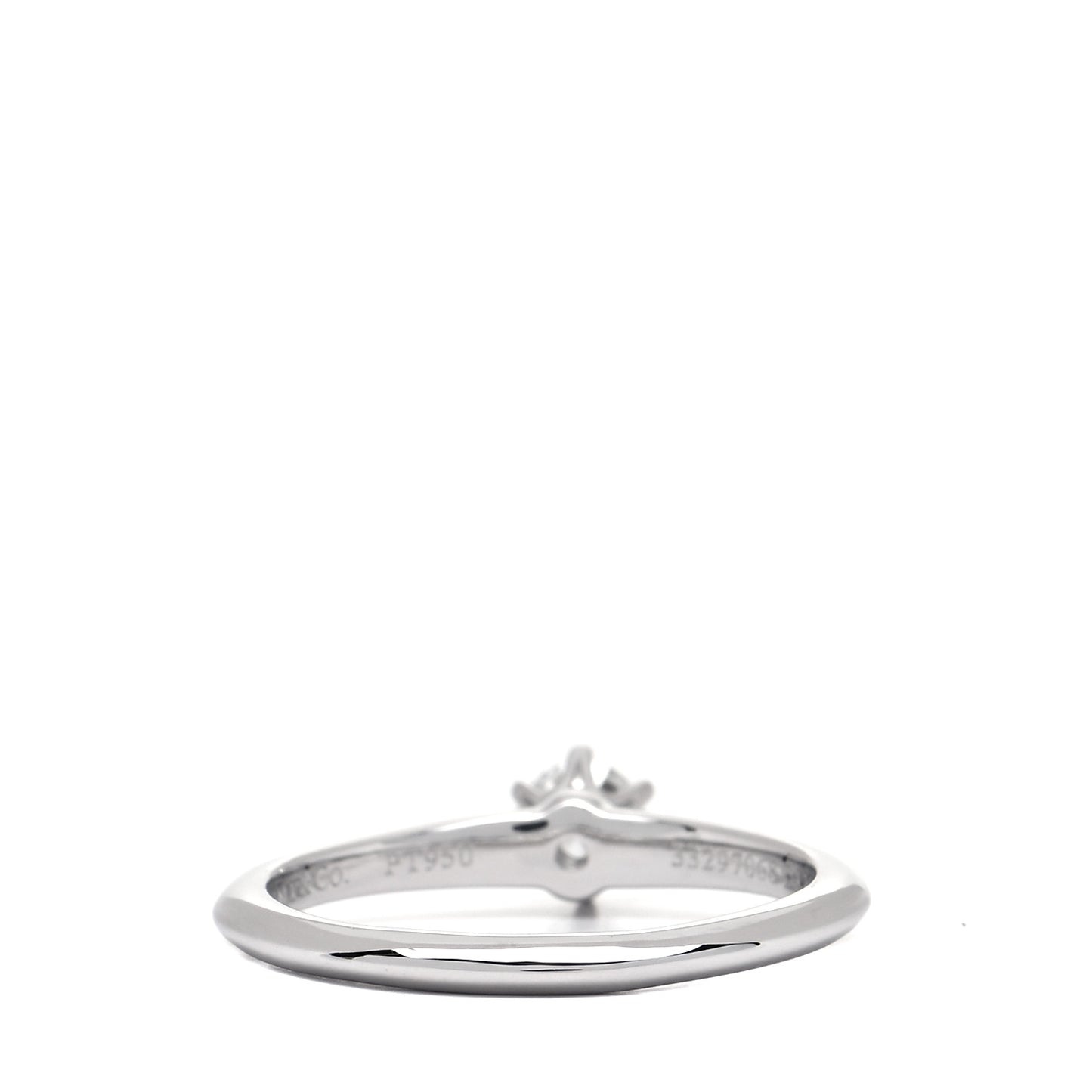 Platinum Diamond .25ct Solitaire Engagement Ring 52 6