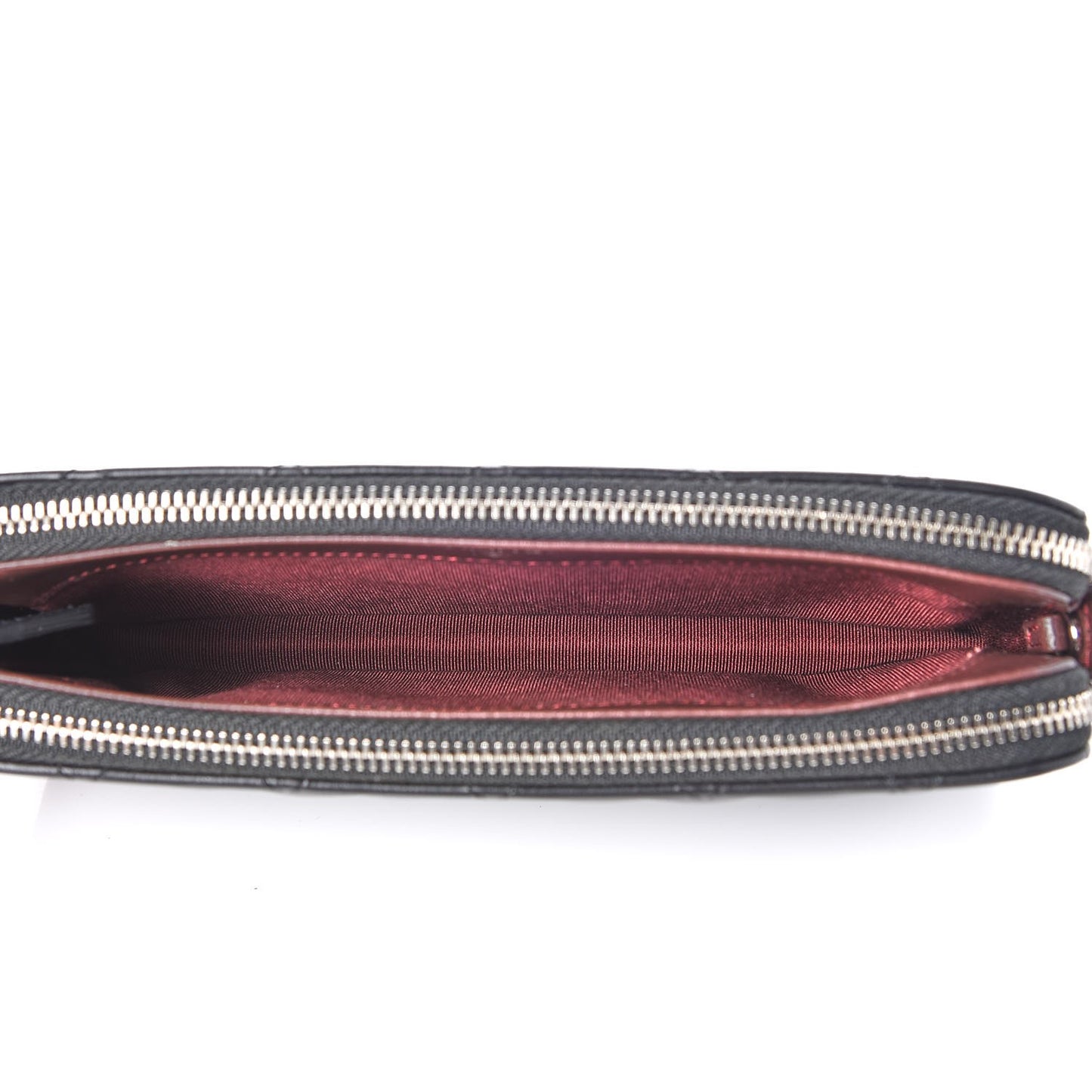 Lambskin Quilted Small Clutch With Chain Black