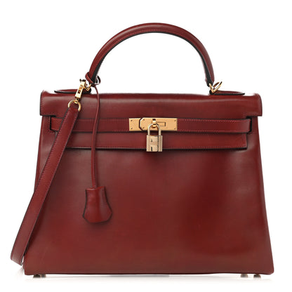 Hermes Box Kelly Retourne 32 Rouge H 1 of 14