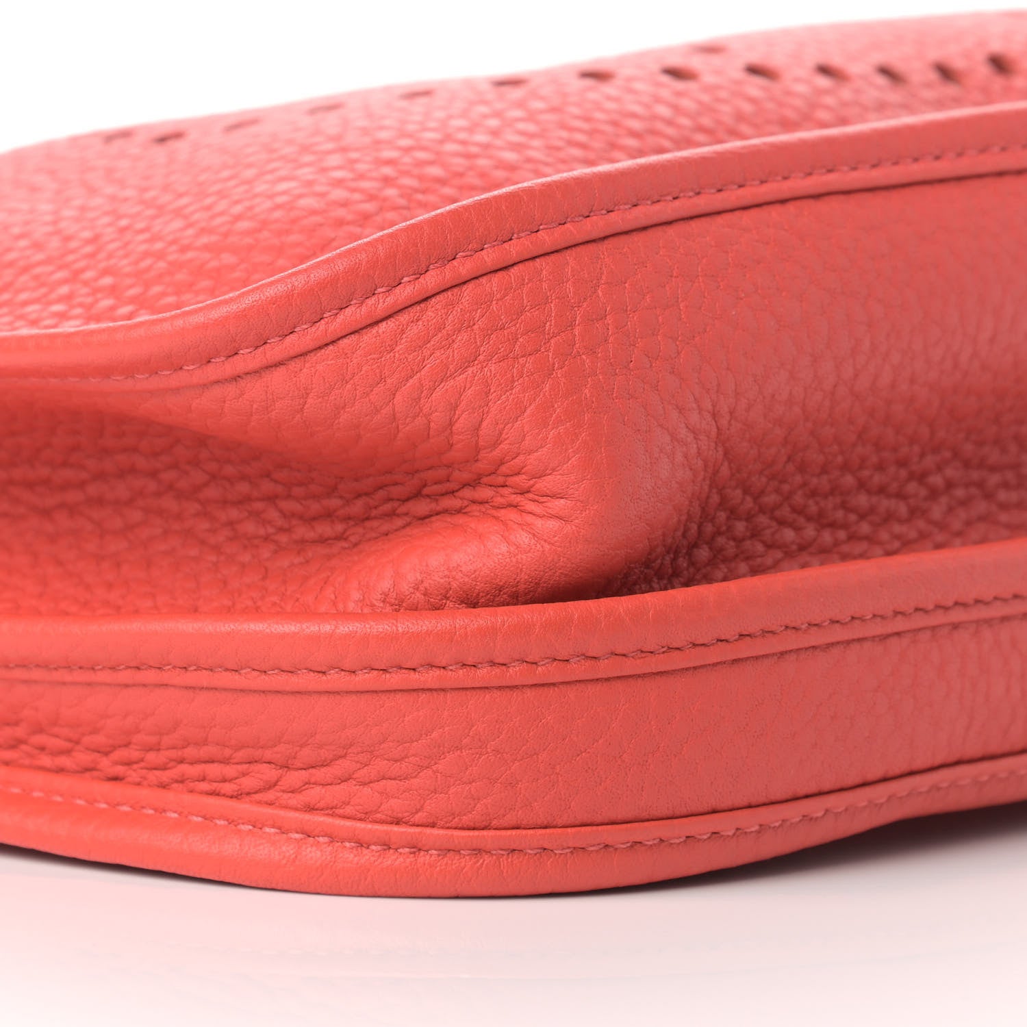 Hermes Taurillon Clemence Evelyne III PM Rouge Pivoine 7 of 9