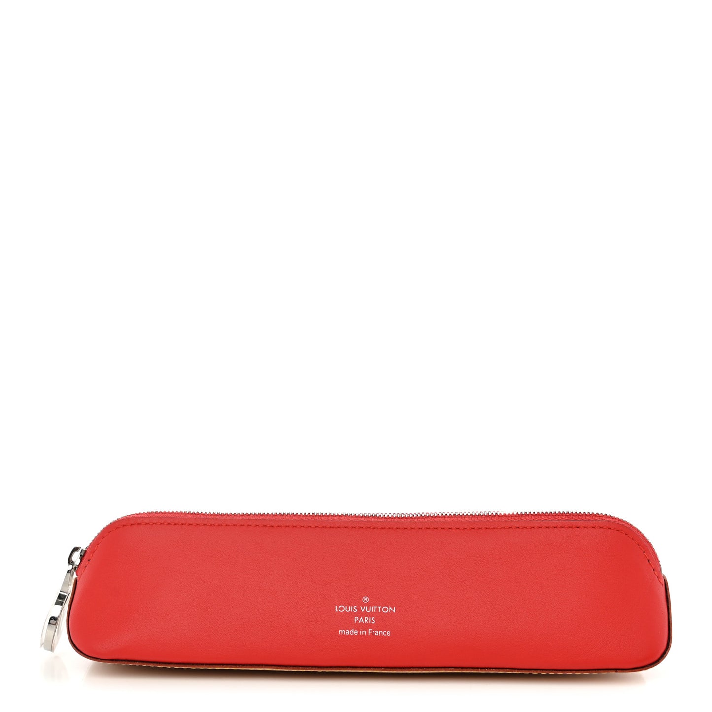 Monogram Elizabeth Pencil Pouch Red