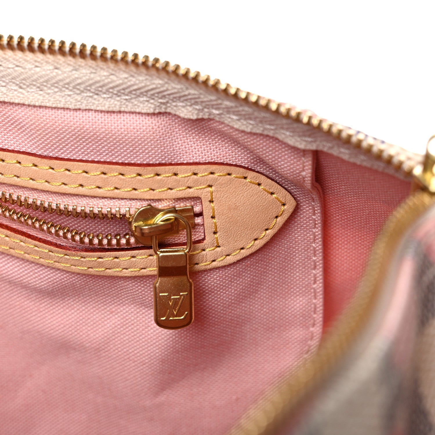 Louis Vuitton Damier Azur Tahitienne Speedy Bandouliere 30 Rose Ballerine 13 of 31