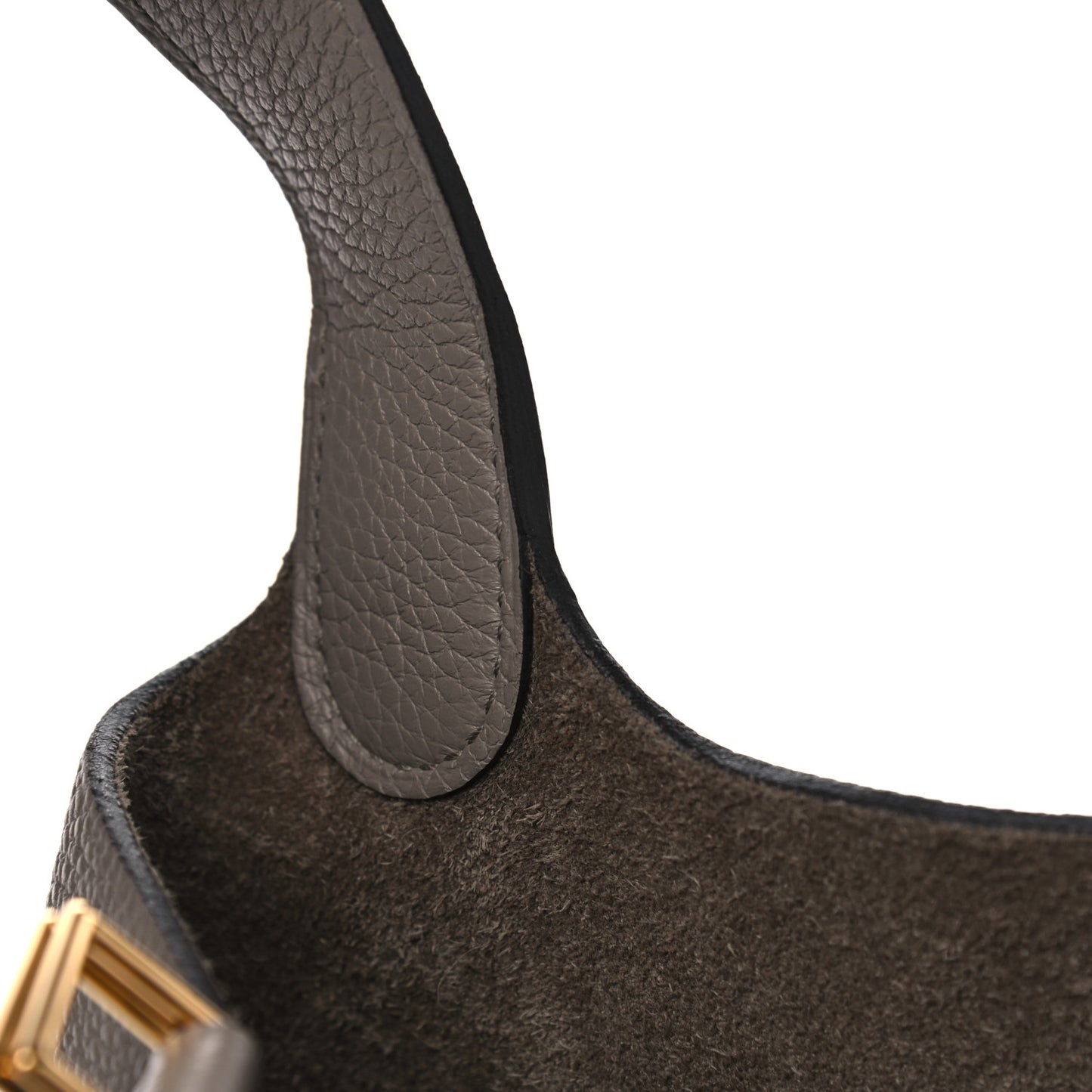 Taurillon Clemence Picotin Lock 22 MM Gris Asphalte