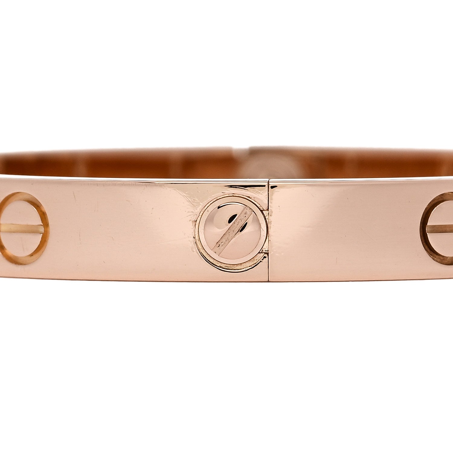 Cartier 18K Pink Gold 4 Diamond LOVE Bracelet 16 4 of 7