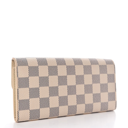 Louis Vuitton Damier Azur Emilie Wallet 3 of 8