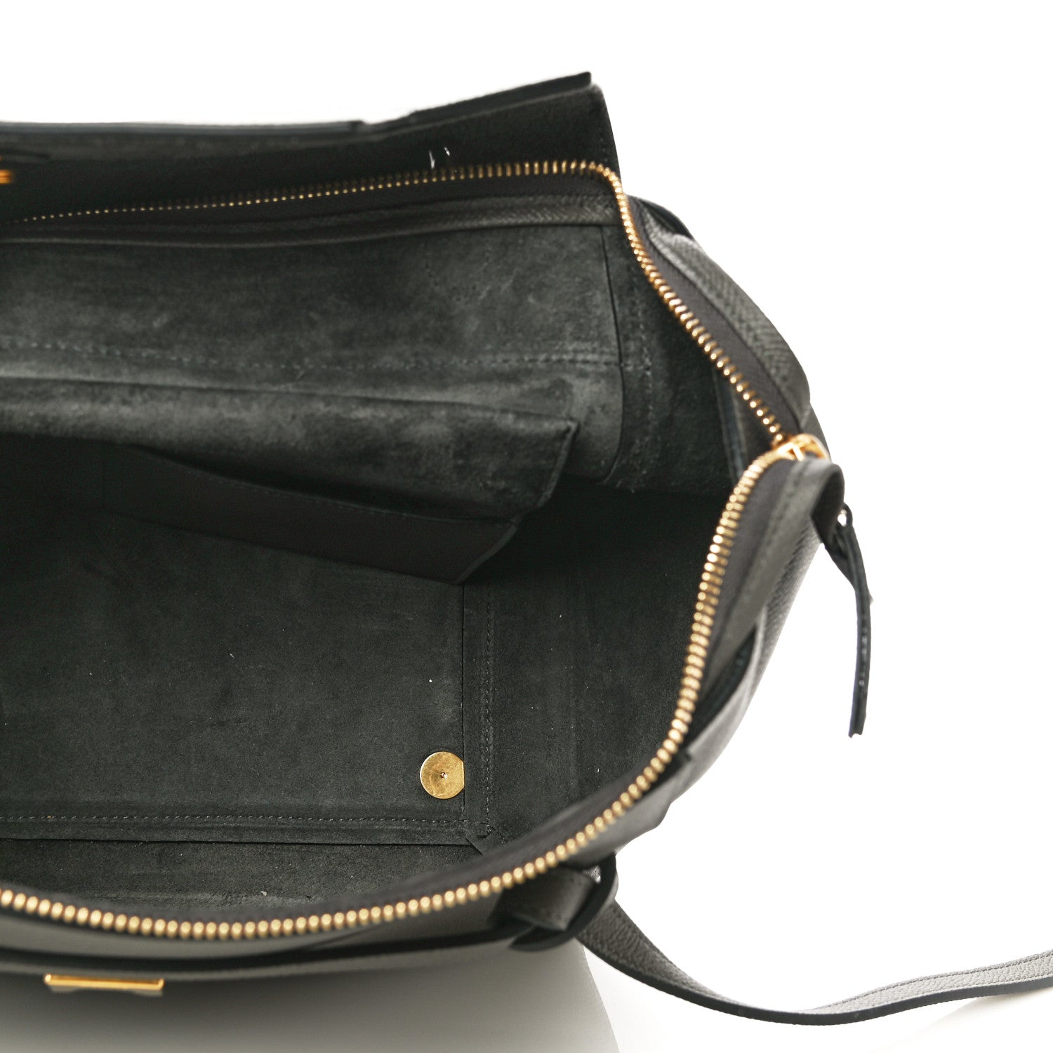 Celine Grained Calfskin Mini Belt Bag Grey 5 of 10
