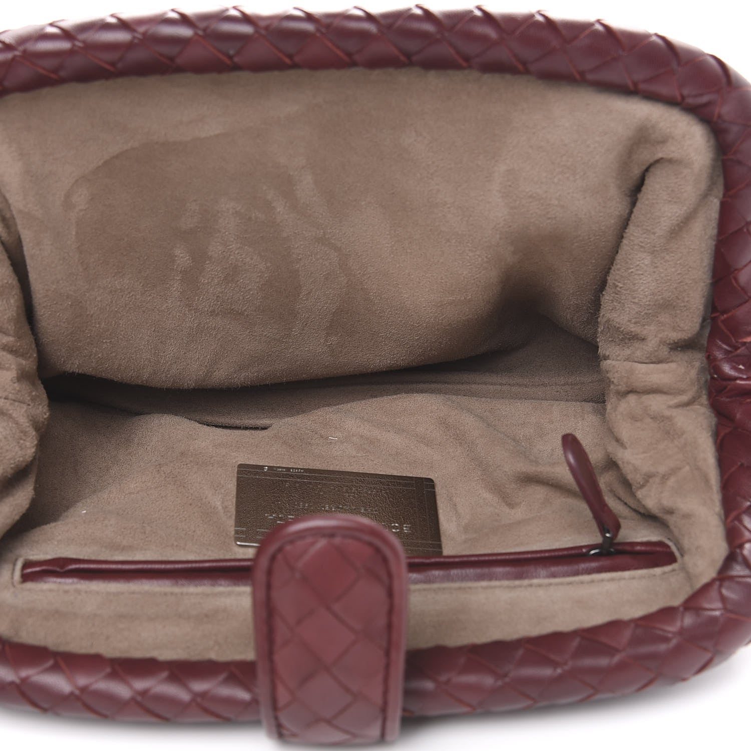 Bottega Veneta Nappa Intrecciato The Lauren 1980 Clutch Gigolo Red 5 of 9