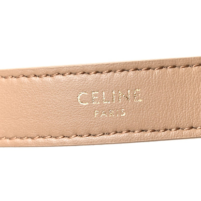 Celine Smooth Calfskin Medium Strap Ava Triomphe Shoulder Bag Smoked Brown 7 of 10