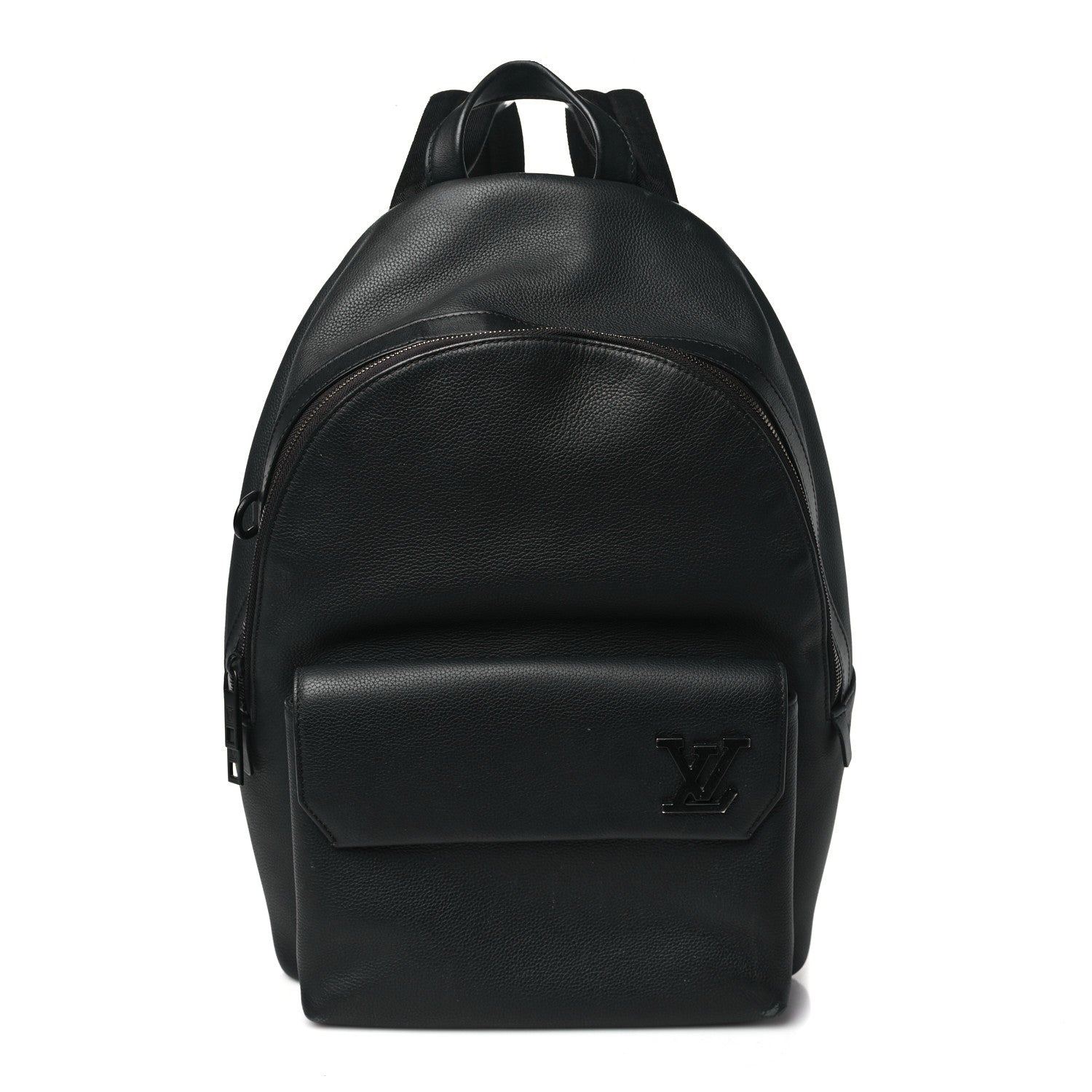 Louis Vuitton Grained Calfskin Aerogram Takeoff Backpack Black 1 of 10